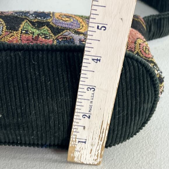 Vintage Laurel Burch Tapestry Shoulder Bag Purse Adjustable Buckle Strap Y2K - Picture 11 of 11